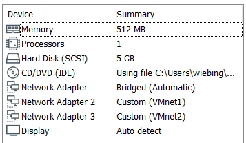 Hardware Configuration pfSense